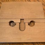 Miniature pillory or wooden antique tool? Can you tell us what this item is? Hazard Item No. 1141 - Front