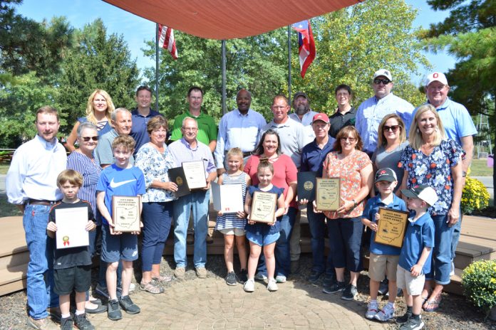 2019 Conservation Farm Family Awards group photo 2019 Conservation Farm Family Awards group photo