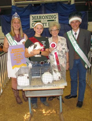 Canfield Fair Reserve Champion Rabbit Meat Pen
