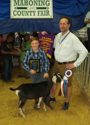 Canfield Fair Grand Champion Dairy Goat