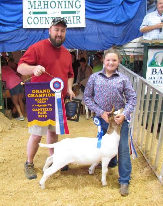 Canfield Fair Grand Champion Goat