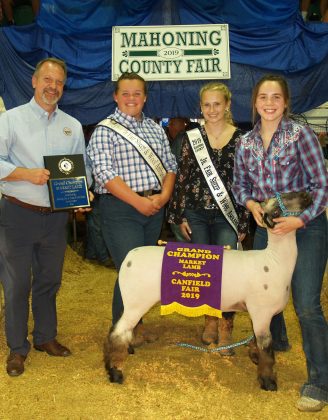 Canfield Fair Grand Champion Lamb