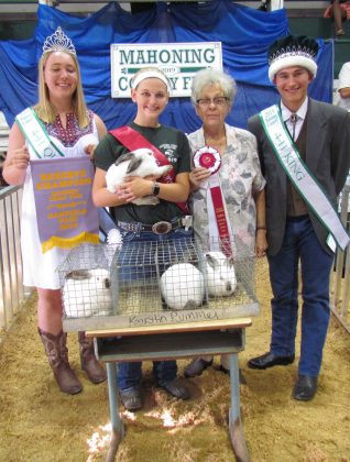 Canfield Fair Grand Champion Rabbit Meat pen