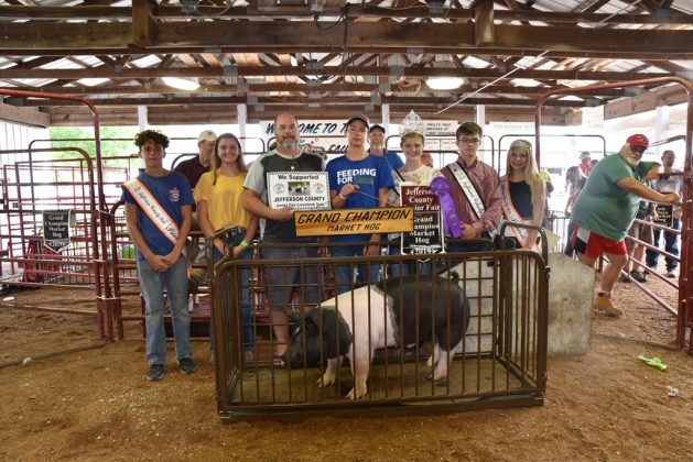Jefferson County Fair Grand Champion Hog