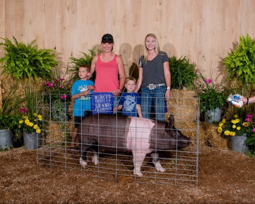 Mercer County Fair Grand Champion Hog