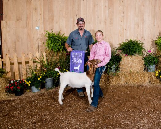 Mercer County Fair Reserve Champion Goat