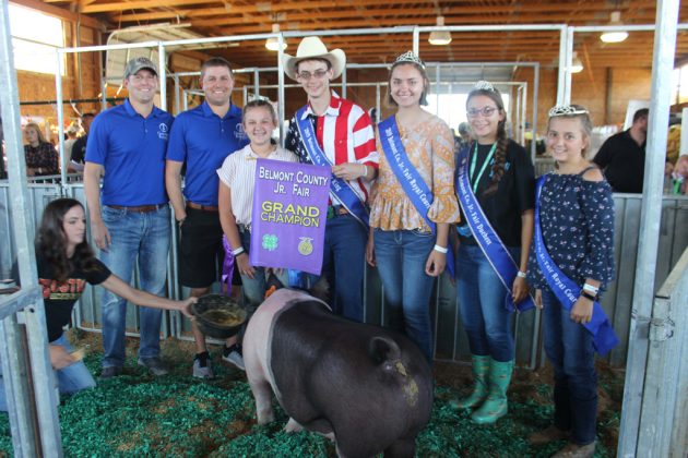 Belmont County Fair Grand Champion Hog