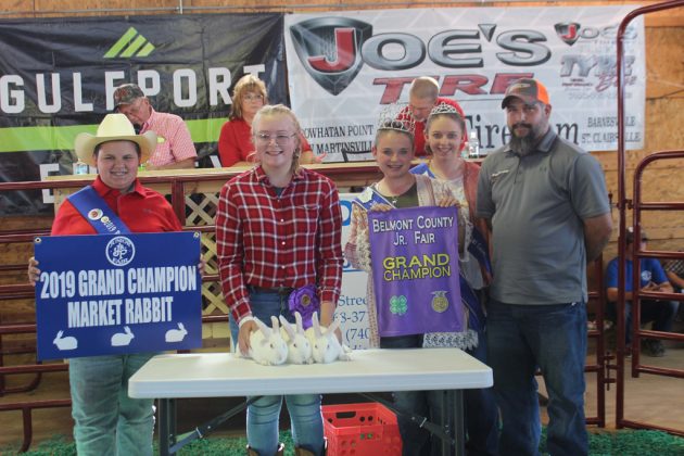 Belmont County Fair Grand Champion Rabbits