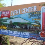 Canfield Fair breaks ground on $2.7M event center canfield fair event center sign