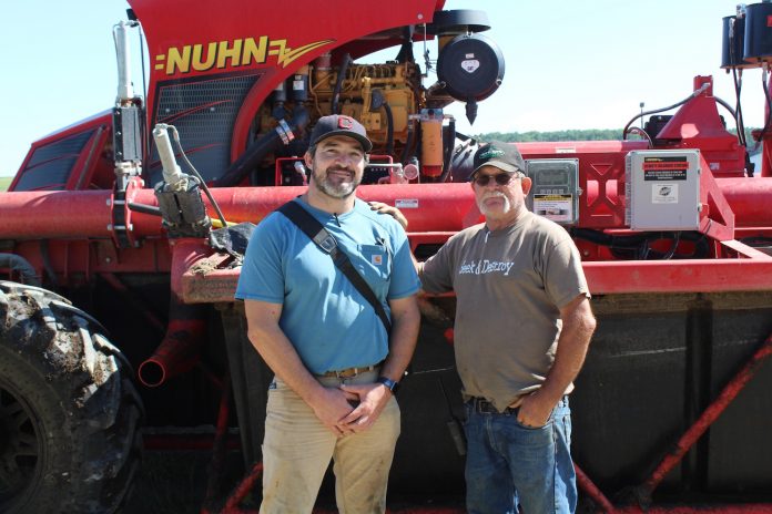 sam and ross carmony stand by nuhn crawler