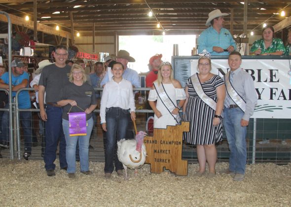 Noble County Fair Grand Champion Turkey