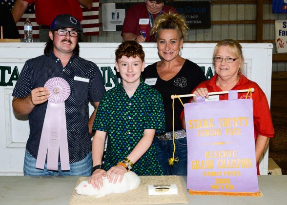 Stark County Fair Reserve Champion Fryer Rabbit