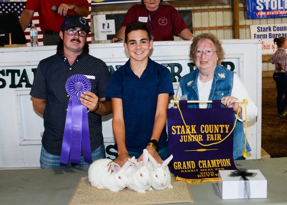 Stark County Fair Grand Champion Meat Pen Rabbits