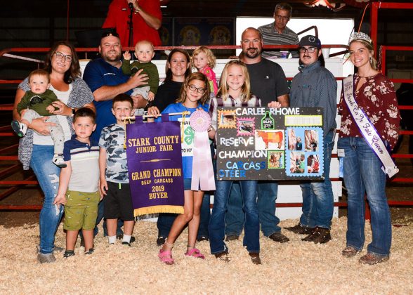 Stark County Fair Reserve Champion Carcass Steer