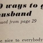 ways to get a husband
