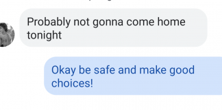 The care and feeding of your 269-month-old Kym Seabolt's text conversation with Boywonder