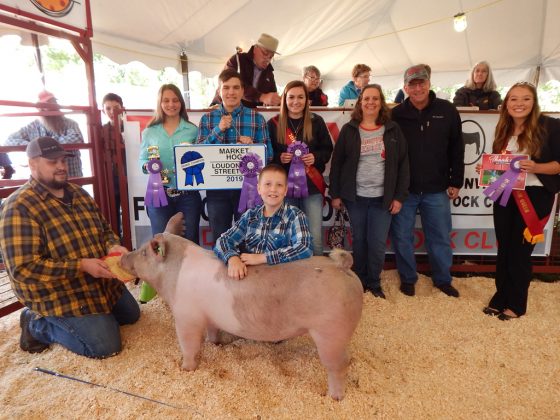 Loudonville Street Fair Grand Champion Hog