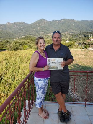 Mike Smyczek and Kalliopi Tsakoumagos took us to Samos Island in Greece. They visited a grape vineyard during harvest.