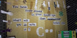 Rural students, teachers part of about 1 million Ohioans with limited broadband access A 4-H booth at the Carroll County Fair about internet access.