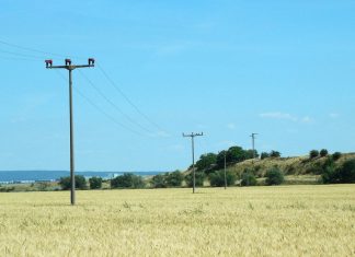 Support our farmers by expanding broadband now wheat-field with telephone wires