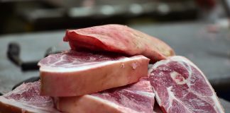 pork chops stacked up