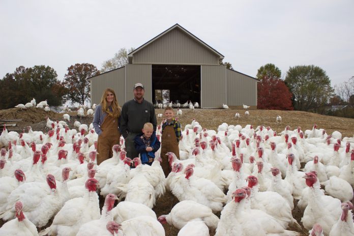 kisamore_6 The Kisamore family and their turkeys.
