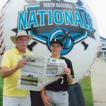 At the National Youth Baseball Tournament with Bowman and Niro
