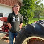 Plymouth High School FFA member restores 641 Ford tractor Walker Wallace