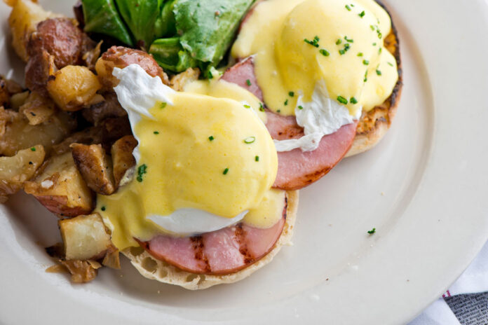 eggs-benedict-web Eggs Benedict with Silken Hollandaise Sauce