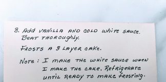 Kym Seabolt recipe card