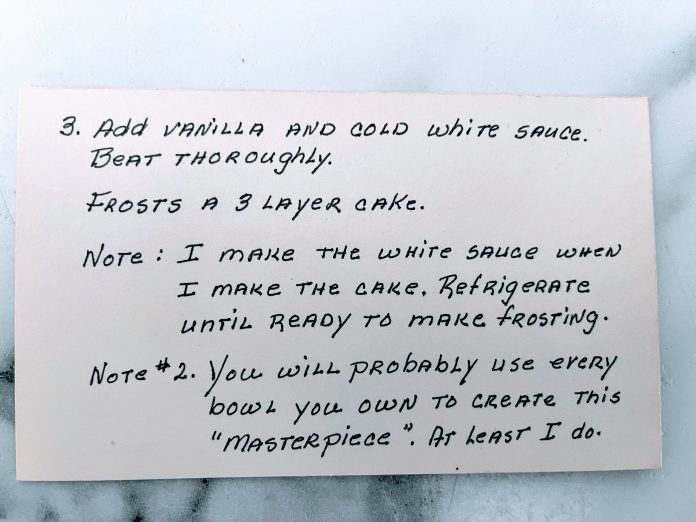 Kym Seabolt recipe card Kym Seabolt recipe card