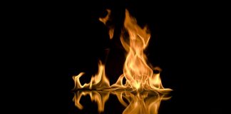 Life can change in the blink of an eye fire