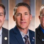 Patterson takes over as Ohio Farm Bureau Federation president photos of three guys