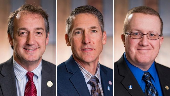 photos of three guys