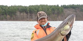 trophy-size muskellunge