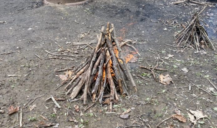 teepee fire