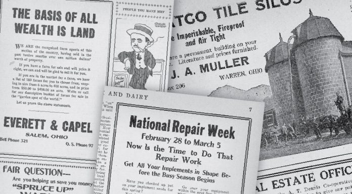 Challenges for new farmers are rooted in history a collage of old newspapers.