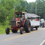 Tractors hit the road for 15th annual cruise in western Pennsylvania tractors cruising down the road