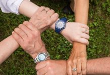 Friendship generational hands
