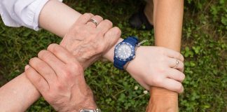 Friendship generational hands