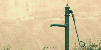 Grandparents taught family to have empathy and help others water pump