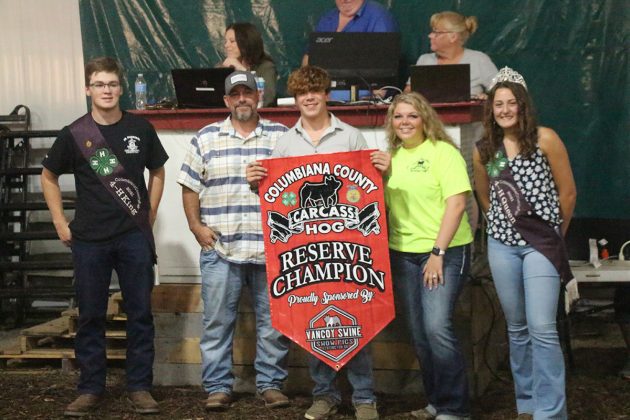 Reserve Champion Carcass Hog