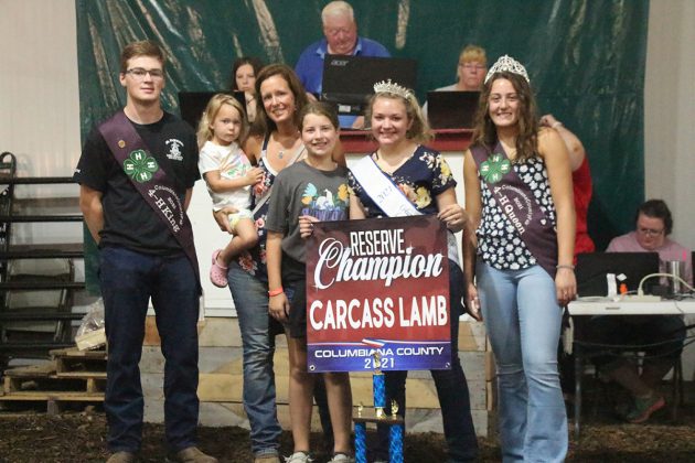 Reserve Champion Carcass Lamb