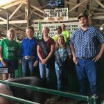 2021 Waterford Community Fair sale Grand Champion Hog.