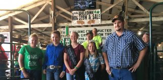 2021 Waterford Community Fair sale Grand Champion Hog.