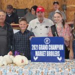 2021 Belmont County Fair sale Grand Champion Broilers