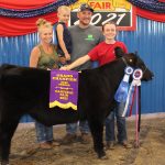 2021 Canfield Fair sale Grand Champion Beef Feeder