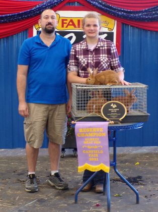 Reserve Champion Meat Rabbit Pen