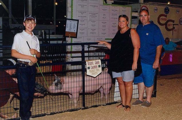 Reserve Champion Hog