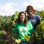 Molly’s Vineyard embraces traditions while trying new things A man and a woman stand in a vineyard.